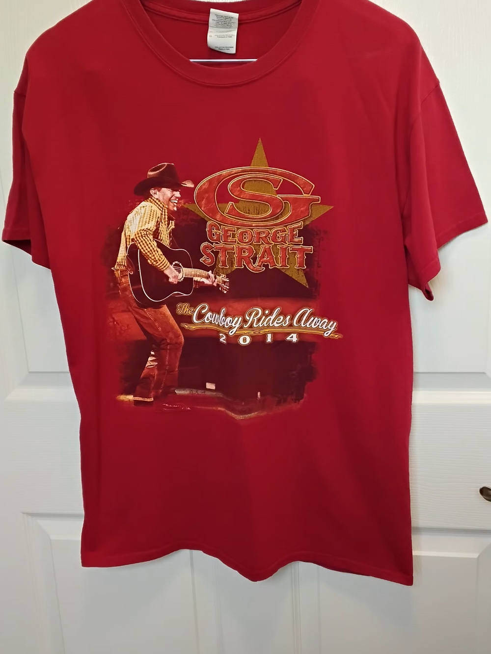 George Strait Country‎ Western Concert  The Cowboy Rides Away 2014 Size L